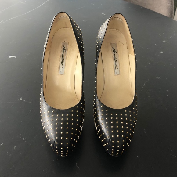 Brian Atwood Platform Studded Pumps - Picture 4 of 6